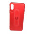 Capa De Silicone Motomo Con Anillo De Dedo Para Apple Iphone X (5.5 ) Rojo